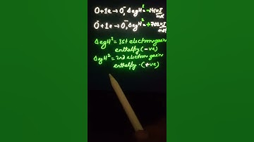 1st electron gain enthalpy of Oxygen is -141kJ/mol, where as 2nd electron gain enthalpy is 702kJ/mol