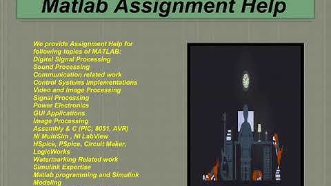 Matlab Assignment Help And Online Matlab Programming Assignment Help