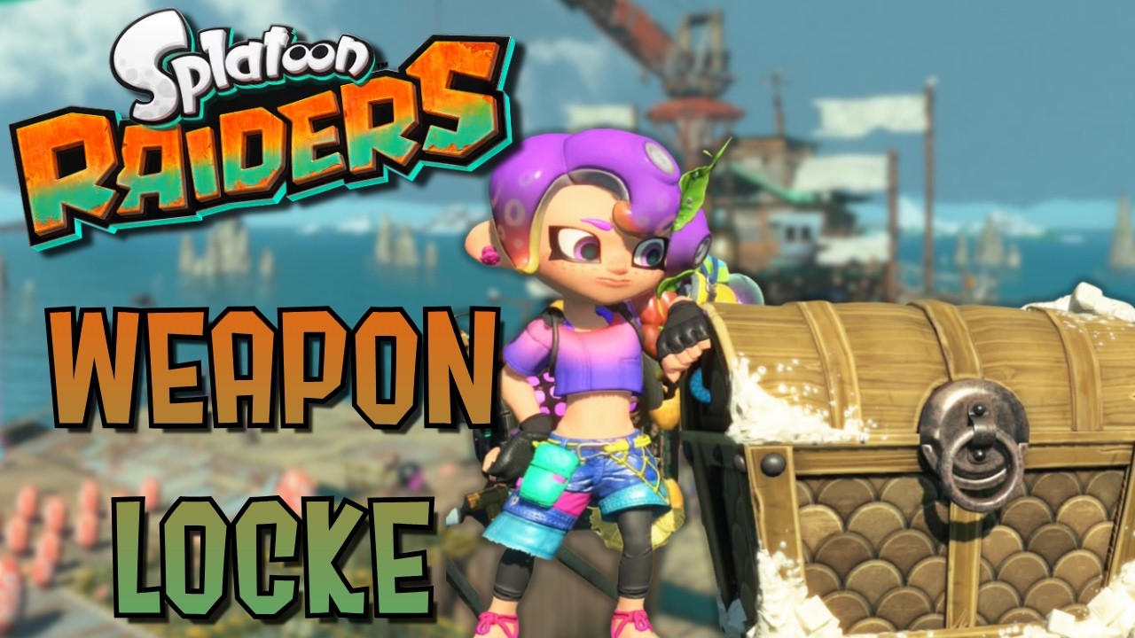 Trying a tough challenge in Splatoon Raiders!