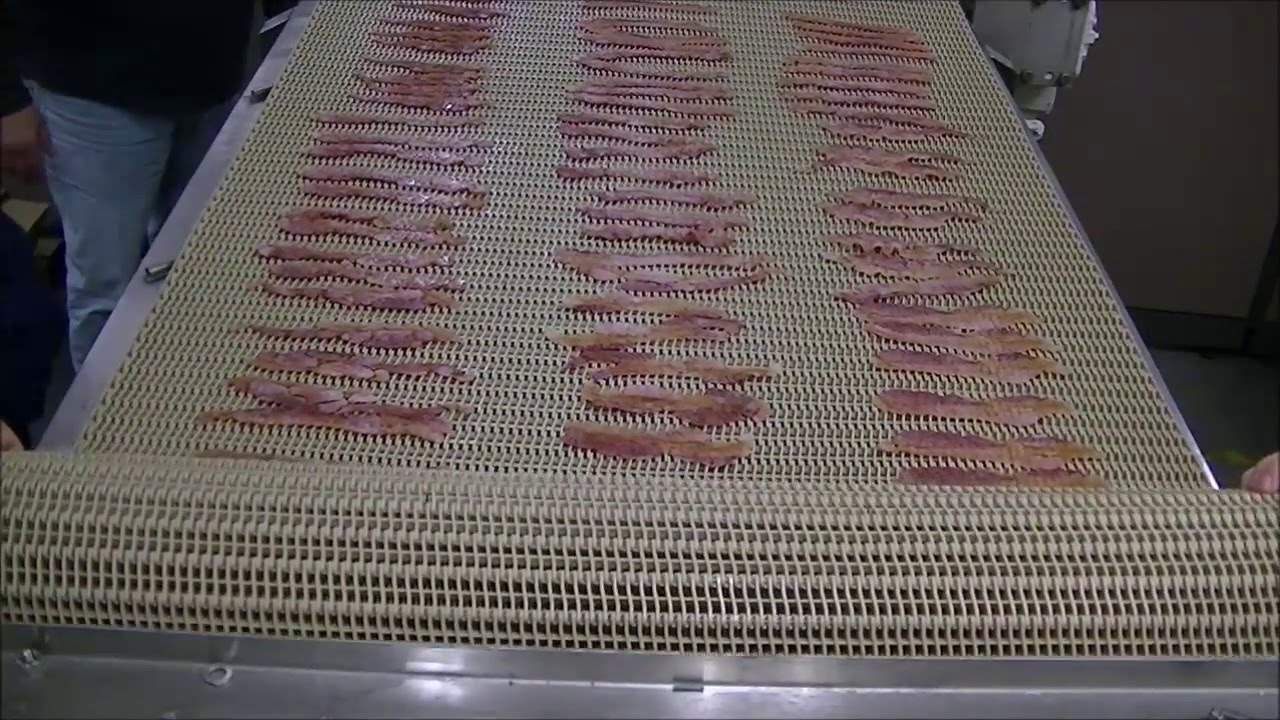 Industrial Microwave Bacon Cooking YouTube
