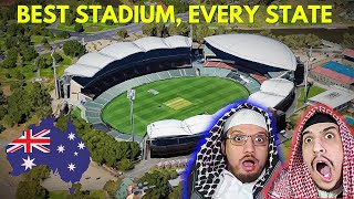 The Best Stadium in EVERY Australian State! | Arab Muslim Brothers Reaction