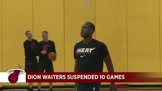 Heat suspend Dion Waiters 10 games after incident on team flight