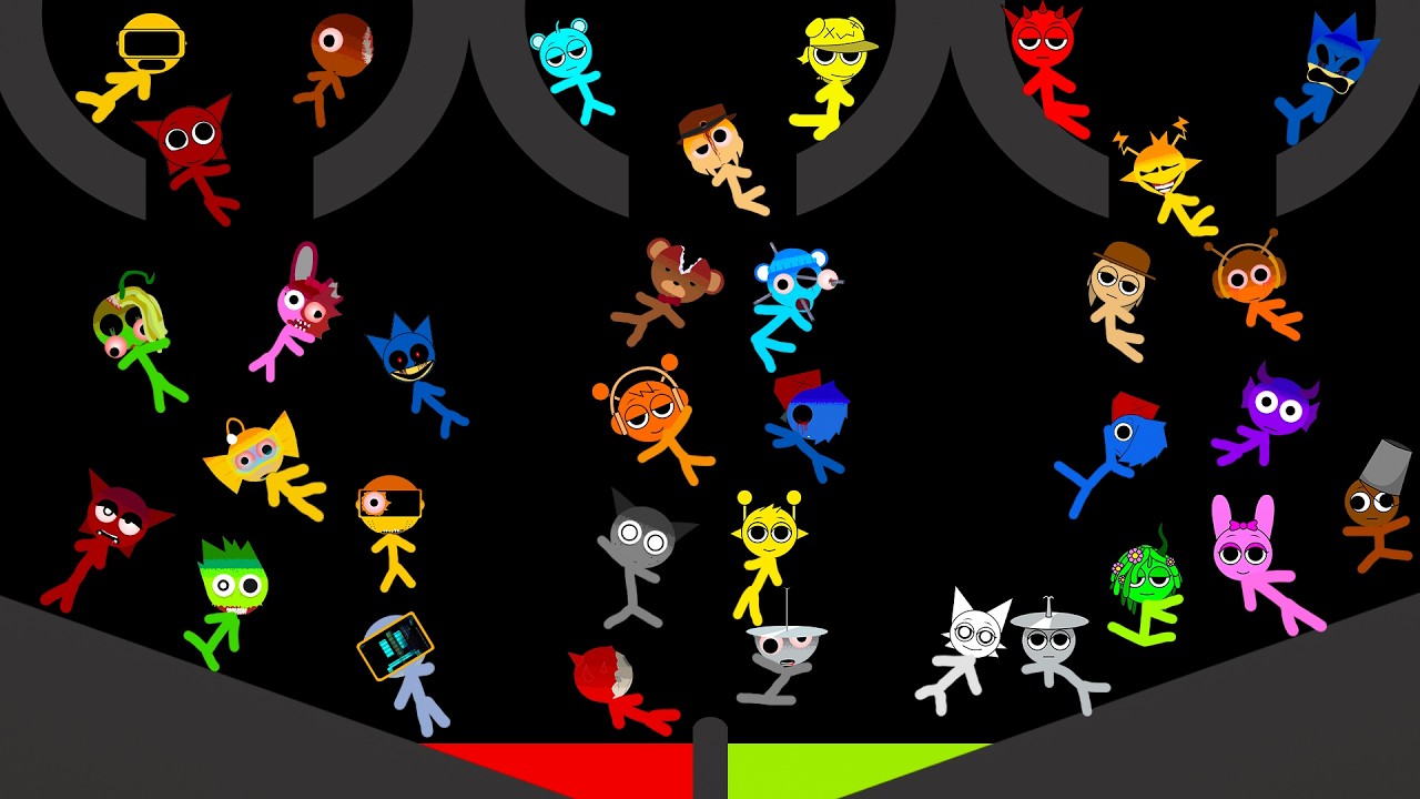 Sprunki Phase 2 vs Classic Steakman Marble Race Tournament In Algodoo — Who Will Win? Round 2