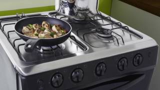 Estufa de empotrar Inox 60X43 cm Hierro fundido gas natural Haceb - Haceb