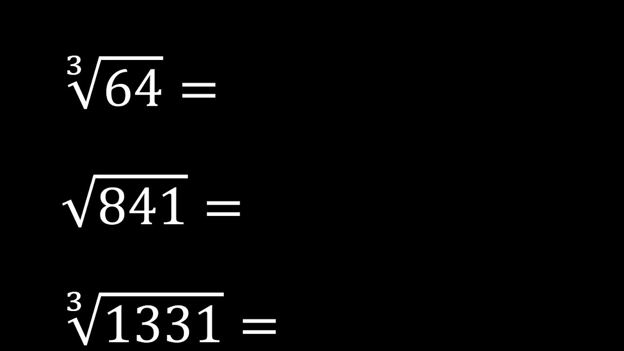 Raiz Cubica De 1331 - FDPLEARN