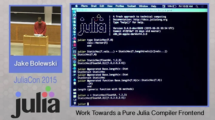 Jake Bolewski: Staged programming in Julia