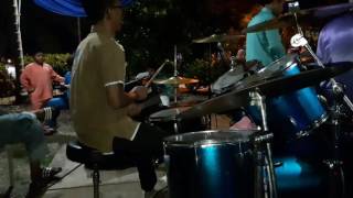 Video thumbnail of "Senandung Hari Raya Untukmu cover drum by Oyel Lagendasari 013-2696977"