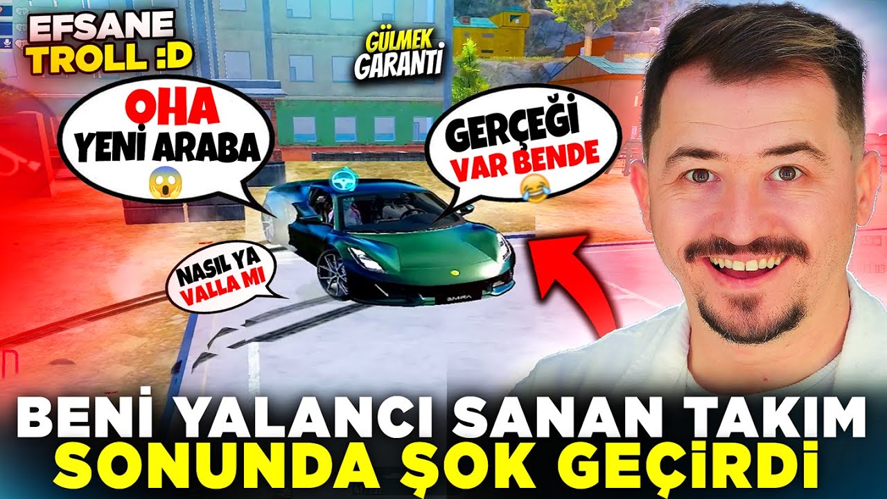 BENİ YALANCI SANAN TAKIM 🤪 SONUNDA ŞOK GEÇİRDİ - PUBG MOBİLE TROLL