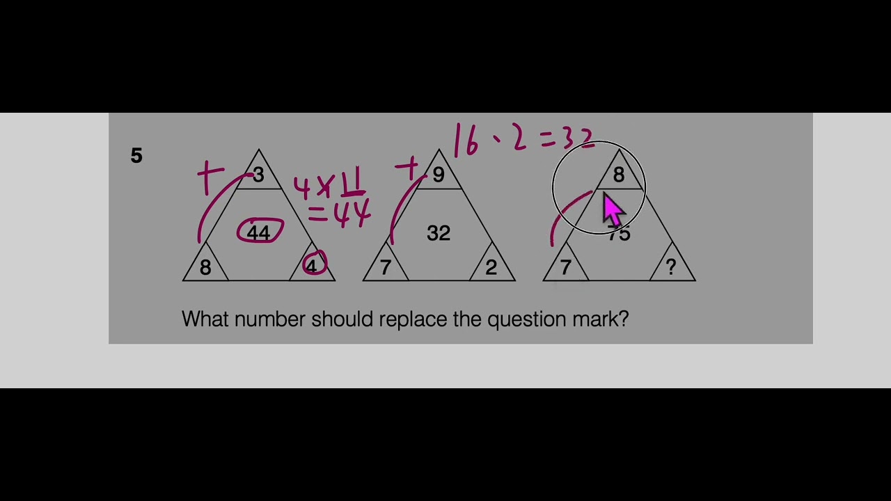Iq Triangle 20230128 a iq numbers in a triangle - YouTube
