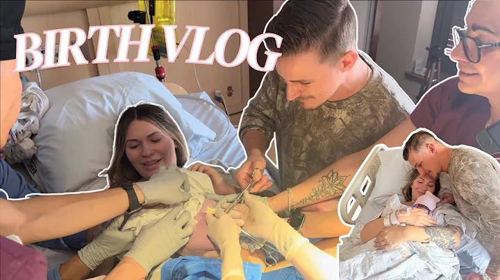 THE BIRTH OF OUR BABY GIRL! 8 Hour Labor & Delivery Vlog, 40 Weeks, Baby #2