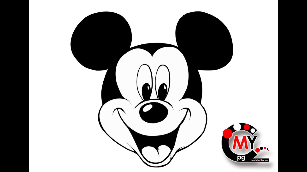 How To Draw Mickey Mouse ミッキーマウス 描いてみた ミッキーマウス イラスト