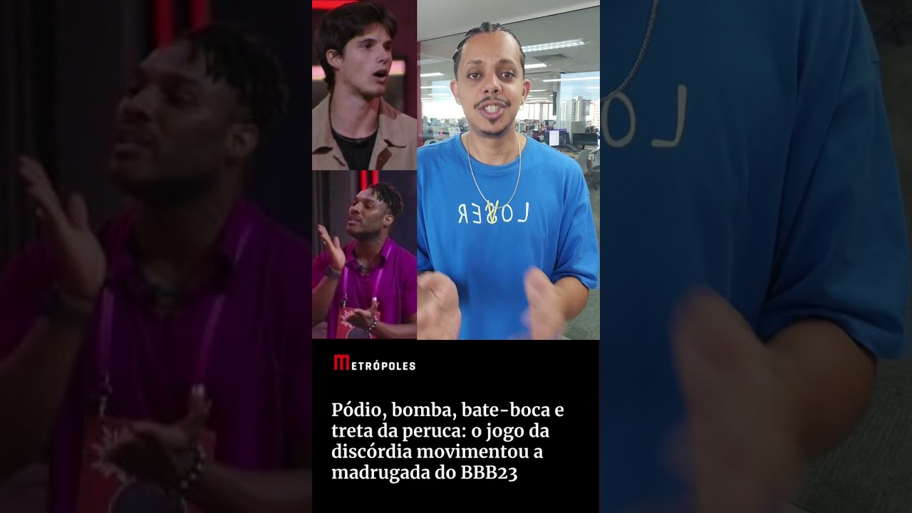 Pódio, bomba, bate-boca e treta da peruca: o jogo da discórdia movimentou a madrugada do BBB23