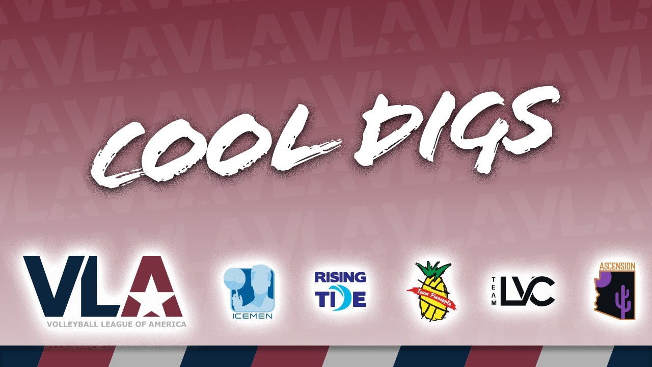 COOL DIGS Volume 1 VLA Volleyball League Of America YouTube