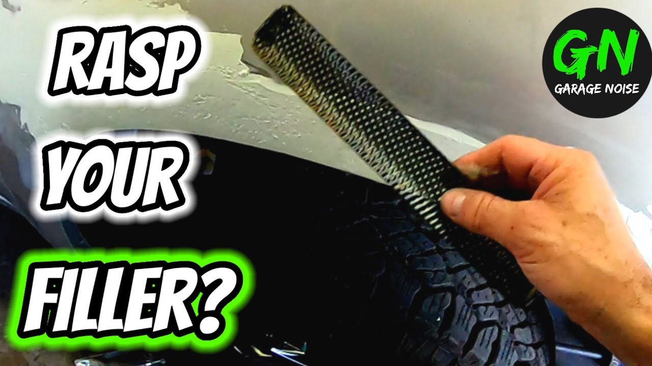 PRO TIPS: How to use and shape body filler. Garage Noise auto body 