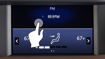 2018.5 INFINITI QX30 - Control Panel and Touch Screen Overview