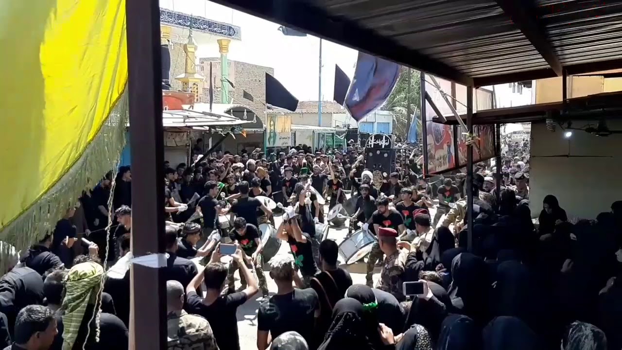 استعراض مواكب ناحيه نبي الله عزير يوم العاشر موكب قطيع الكفين