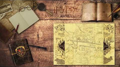 THE MARAUDERS MAP Animation from Harry Potter in After Effects  Pritesh