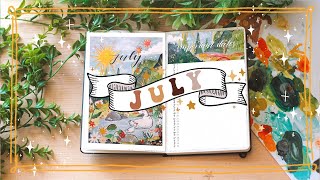 PLAN WITH ME 🍃 July 2021 Bullet Journal! (sorry i&#39;m a bit late 😅)