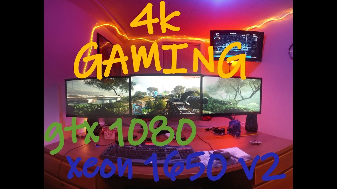 Тест связки gtx1080 + e5 1650v2 в 4k in games