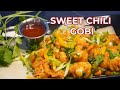 Sweet chili gobi  easy cauliflower appetizer recipe  spoorthy cuisine