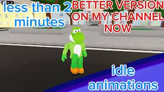 how to make idle animations in jjs