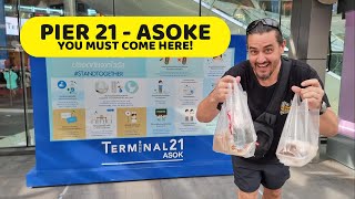 Pier 21 Terminal 21 - This Is The Cheapest Food In Bangkok Thailand