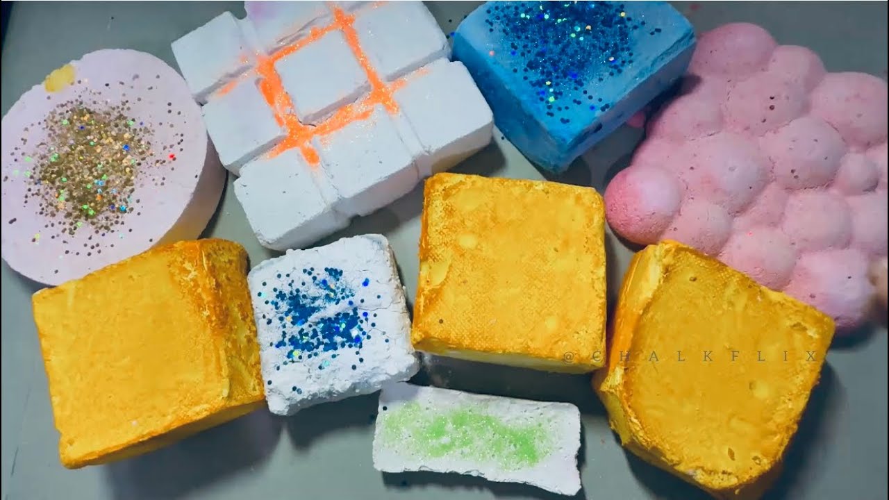 Mini Variety Crush 💕 Oddly Satisfying | Gym chalk crushing | CHALKFLIX