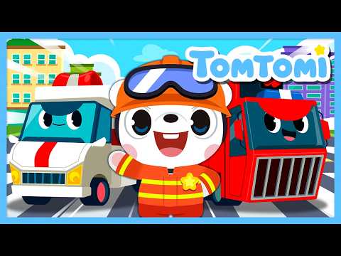 🚒Amazing Rescue Team & Vehicle Songs Compilation | Kids Songs | #TOMTOMI