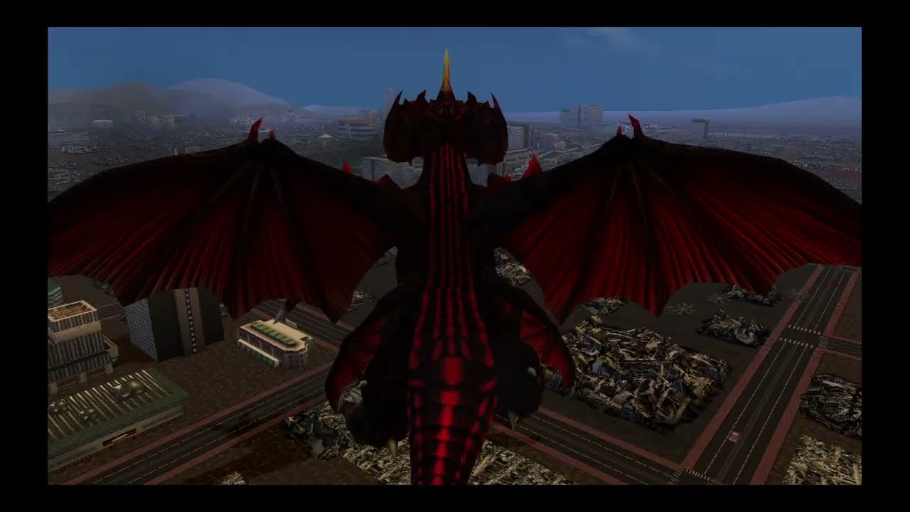Destroyah OBLITERATES Osaka (Godzilla Save the Earth: Melee destruction mode)