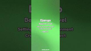 Django Project | Day 01 #dailycyber #django #djangoprojects #djangotutorial #djangobasics