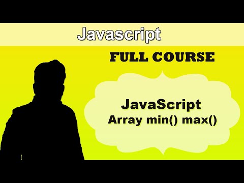 how to find min max value in array in javascript || javascript min method || javascript max method