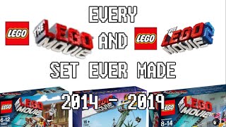 (OLD) Every The LEGO Movie 1 and 2 Set Ever Made 2014 - 2019
