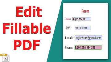 How to Edit a Fillable PDF using Nitro Pro