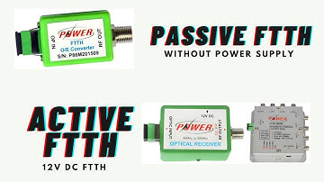 Passive FTTH / Acive FTTH By Arjun Electronics