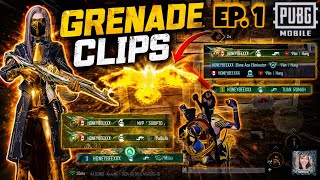GRENADE CLIPS COMPILATION 💀💣 | EP. 1 | PUBGM