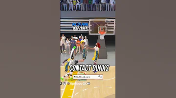 Best Builds on NBA 2K24: How to Get More Contact Dunks Shooting Guard Build #2k #2k24 #nba2k24