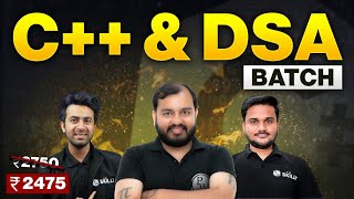 NEW Batch for DSA in C++ | Decode Batch Launch @CollegeWallahbyPWSkills