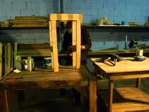 Muebles de palets mesa de cocina part 1.mpg youtube