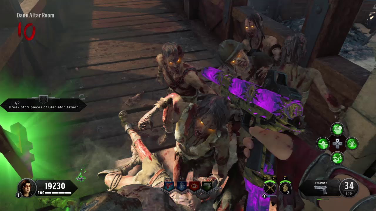 BO4 Nine Pile up glitch.  (Accidental)