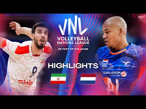 IRI Vs NED Highlights Week 3 Men S VNL 2024 