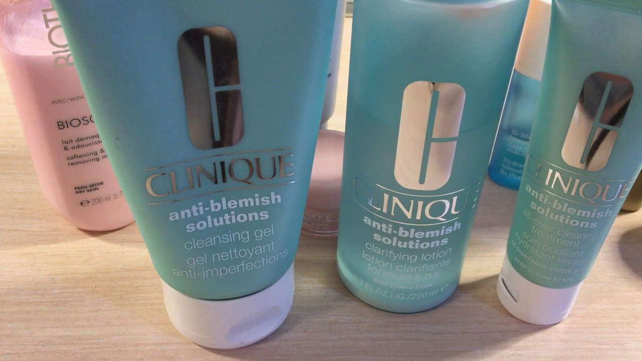 Уход до 30 лет по типам кожи. Loreal, Clinique, Clarains, Estee Lauder