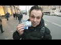 Podorozhnik public transportation card in st petersburg russia