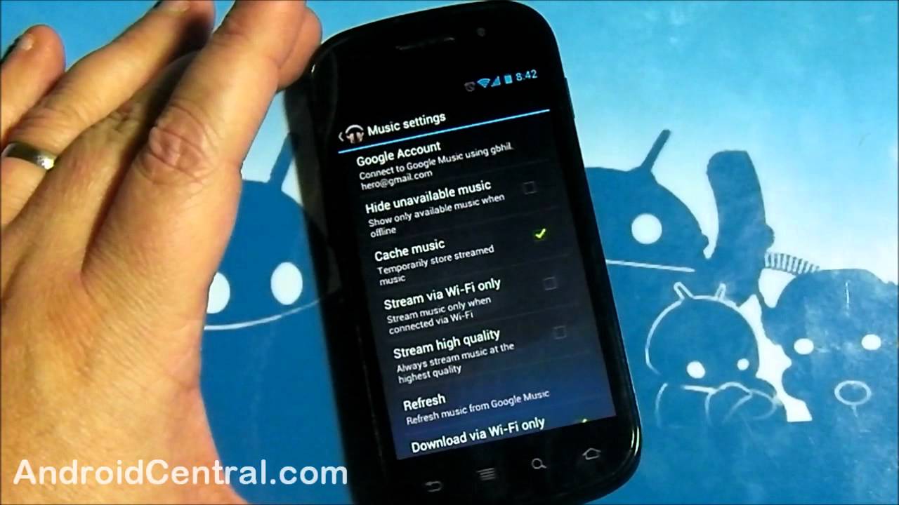 Google Music Phone Demo