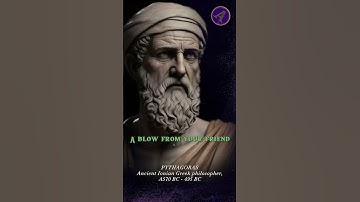 Life Rule😎🔥~ Pythagoras Life Lessons: "A blow from.."