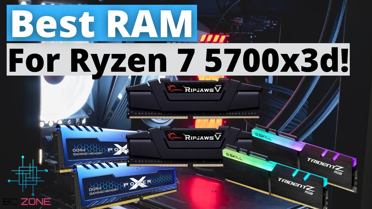 ゆ*う様 Ryzen 7 5700X3D B550M DDR4-3200 32G The Best RAM Kits For Ryzen 7 5700X3D In 2025! - YouTube