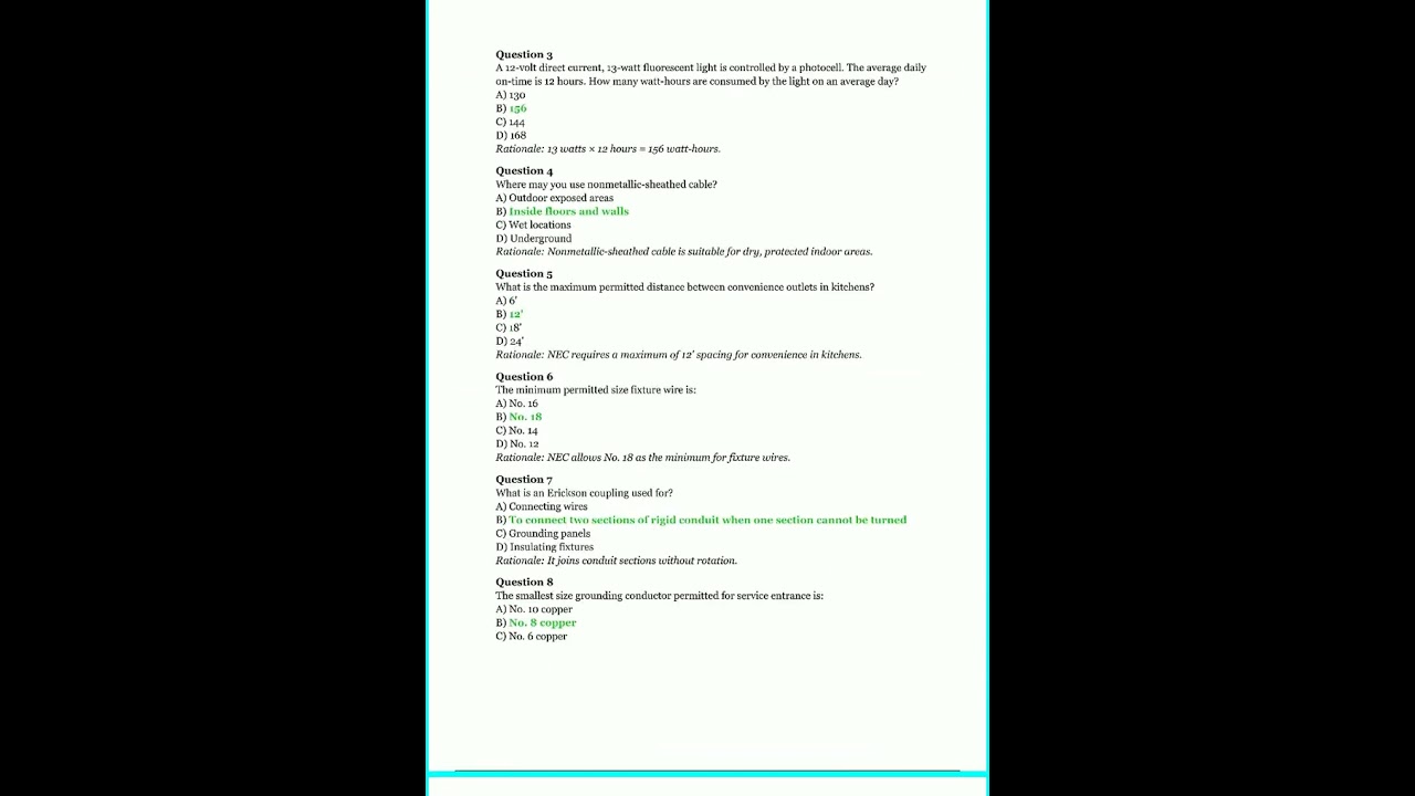 CSLB C10 Electrical Contractor License Exam Test 1 20252026 Actual Exam 120 Verified Questions and C