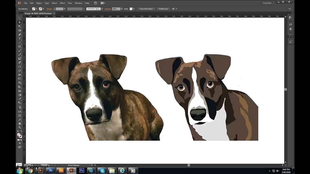 Dog vector Illustration