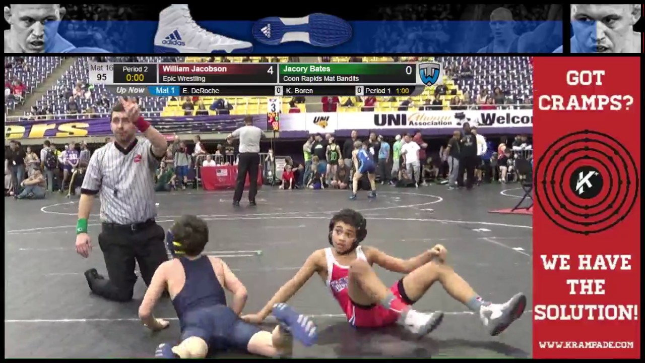 5048 Novice 95 Mat 16 William Jacobson Epic Wrestling vs Jacory Bates Coon Rapids Mat Bandits dxagjq