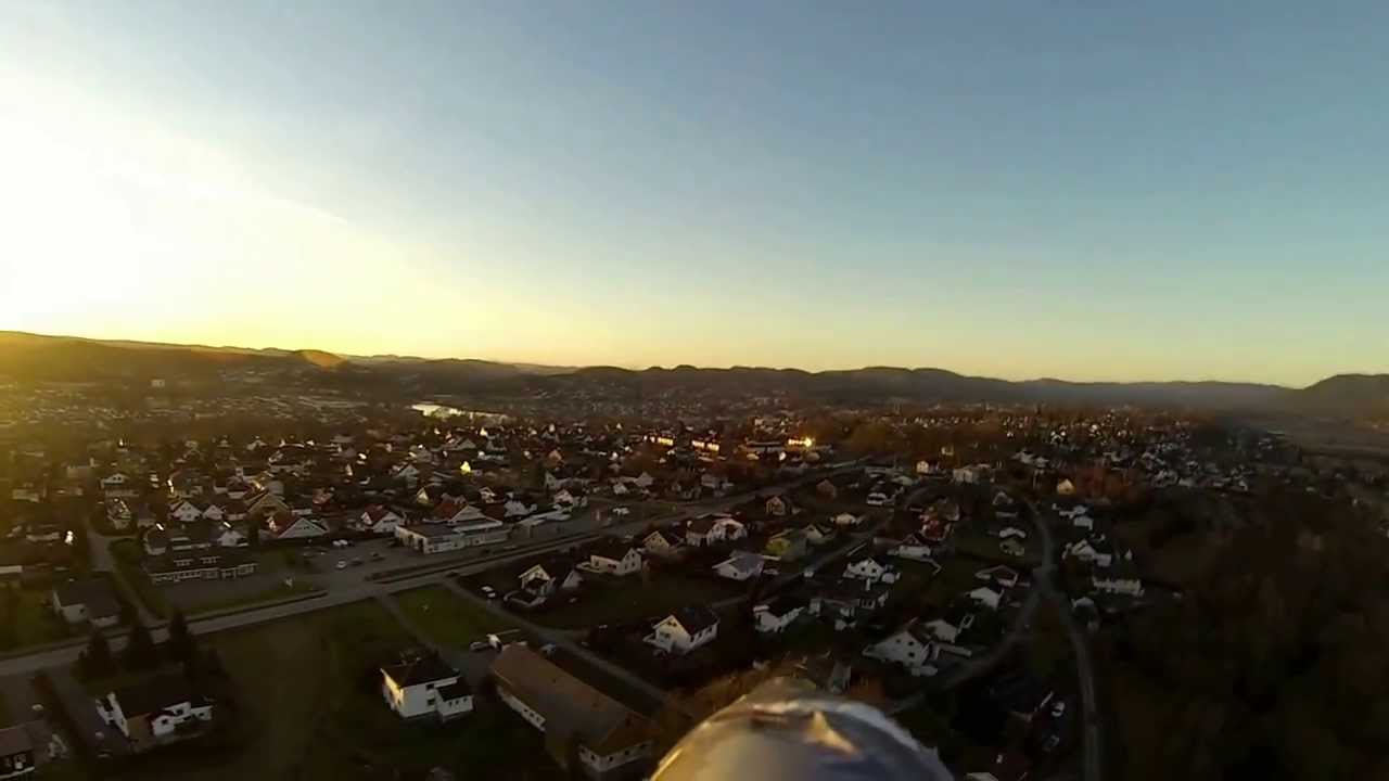 Bratsberg og Gjerpensdalen fra lufta