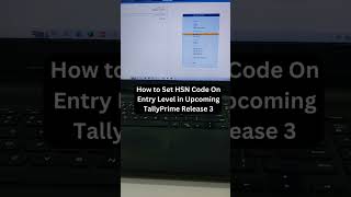 SGM Tally: How to Set HSN code on Entry Level in TallyPrime upcoming Release. screenshot 4